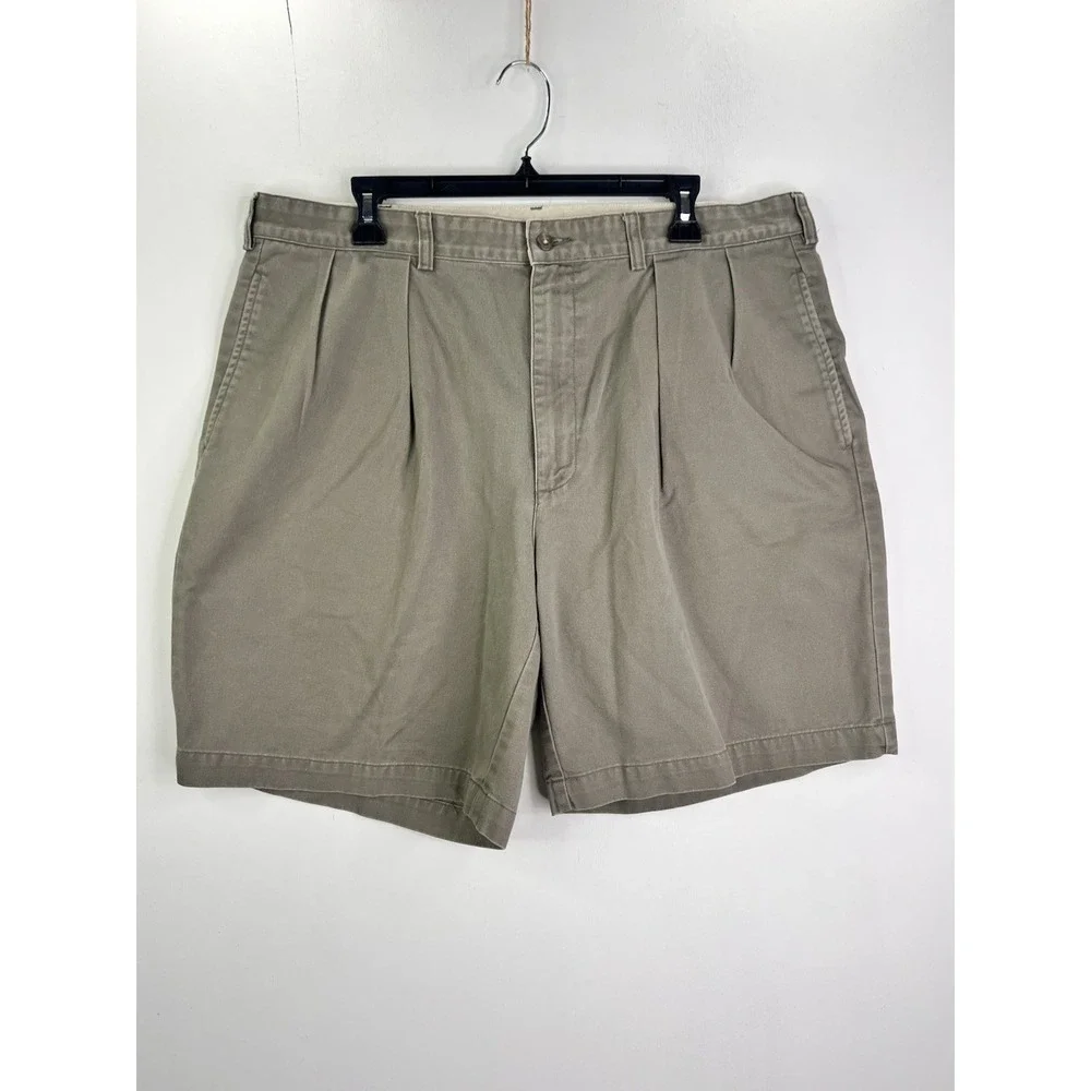 Vintage‎ Polo Ralph Lauren Shorts Men's 36 Gray Pleated Preppy 8
